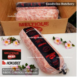 Beef Ribeye Scotch-Fillet CubeRoll MELTIQUE meltik (wagyu alike) Australia HOKUBEE frozen STEAK 2cm 3/4" (price/pc 350g)
